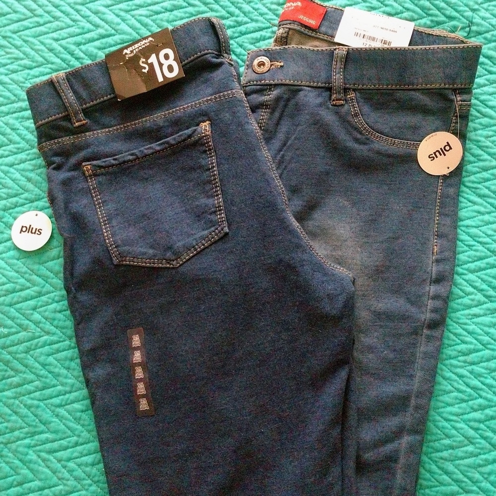 NWT Girls Arizona 12 Plus Jeggings